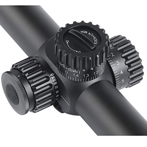 Sniper ZT 5-27x50 FFP Scope Side Parallax Adjustment Glass Etched Reticle Red Green Illuminated with Scope Mount