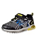 Josmo Kids Boy's Batman Lighted Sneaker,Black/Yellow,7
