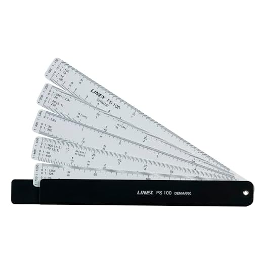 Linex 100411000 FS 100 - Línea de reducción de abanicos (5 escalas de 15 cm, 22 divisiones diferentes)