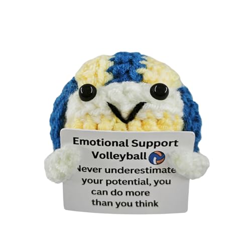 Fouliki Crochet Volleyball Gift for Fans, Players, and Moms
