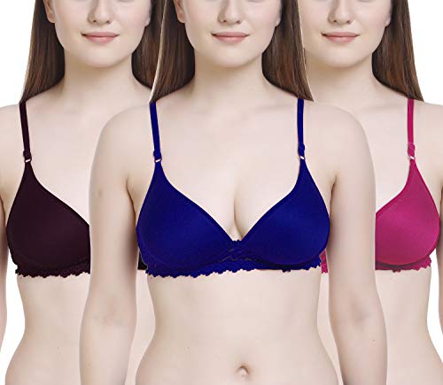 Image of FIMS - Fashion is my style Women Lace Padded Bra Lightly Pad Full Coverage