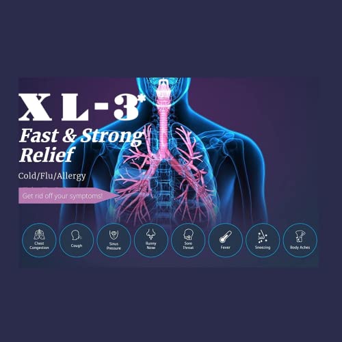 Xl-3 Night Time, Non-Drowsy, For Cold And Flu Symptoms, Helps Relieve Nasal Congestion And Fever, 6 Fl Oz, Bottle. #TOP2