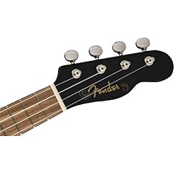 Fender Venice Ukulélé soprano Noir - Les Beatles, Paul McCartney, John Lennon, RIngo Starr, George Harrison Fender Venice Ukulélé soprano Noir – Image 6