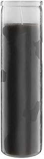 Simply Soson 2x8 inch Black Devotional Candles in Glass Jar - 1 Piece - 90 Hours – Prayer Candle - Tall Pillar Candles for Religious, Memorials, Party Decor