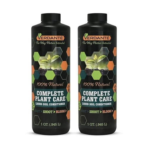 VERDANTÉ Complete Plant Care Liquid Soil Conditioner – Improve Lawn & Garden Health – Versatile Soil Conditioner for Lawns & Gardens – Simple Lawn and Garden Solutions – 2 Qt.