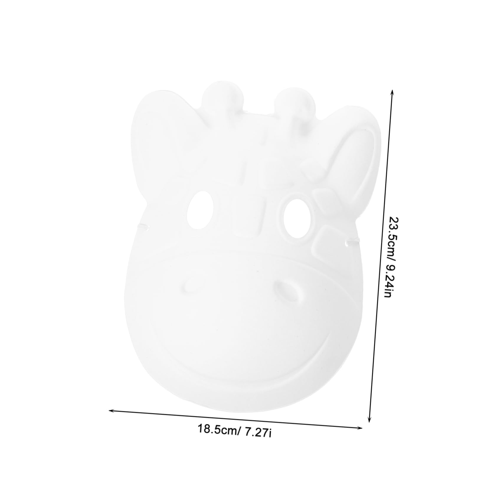 WOFASHPURET Diy Artistic Deer Masks 10pcs Blank Masks for Halloween Christmas Decorations