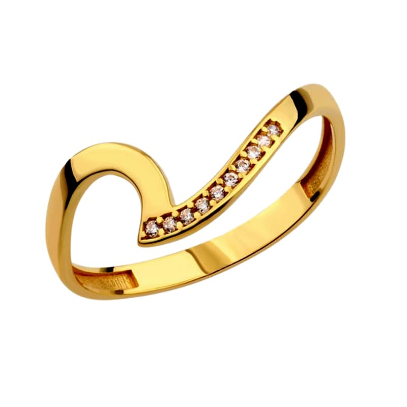 Pierre CZ naturelle transparente sur bague imposante en argent 925
