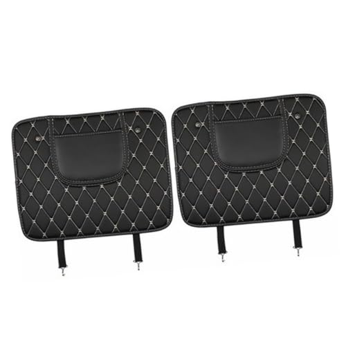 TOPPERFUN 2 Piezas Almohadilla Antipatadas del Asiento Protector de Respaldo de Asiento de Coche Alfombrilla de Coche o Uso Diario