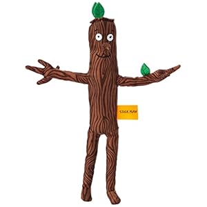 Aurora Gruffalo, Official Merchandise, 60573, The Stick Man, 13In, Soft Toy, Brown