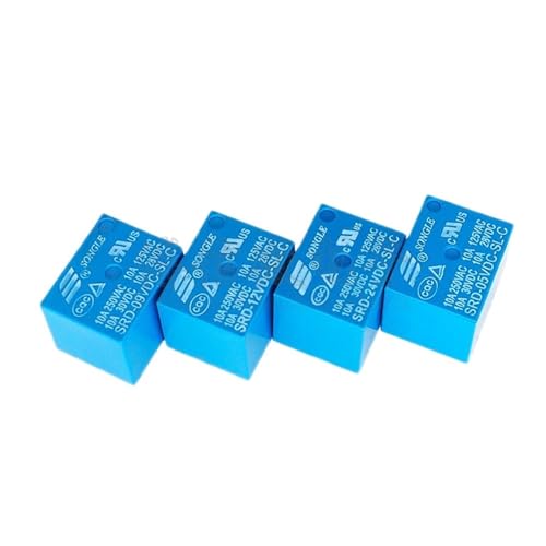 Relé Songle SRD-05VDC-SL-C de 5 pines para automatizar luces y domótica en casa