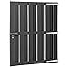 Garden Gate Outdoor Fence Gate FencingPatio Outdoor Entrance Barrier Safety Privacy Border Backyard Wall,Garden Gate WPC 39.4
