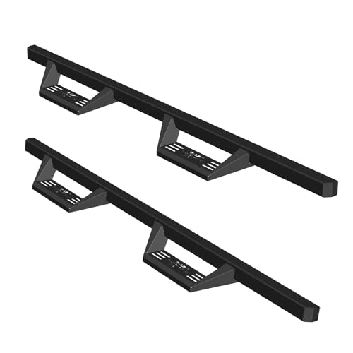 Estribos para Chevy Silverado GMC Sierra 2019-2026 Negro miniatura 1
