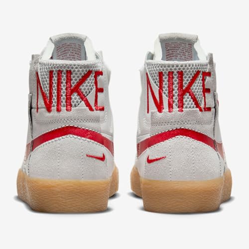 Nike Tênis de skate SB Zoom Blazer Mid Premium (FZ3306-200, marrom escuro/obsidiana/bronzeado britân