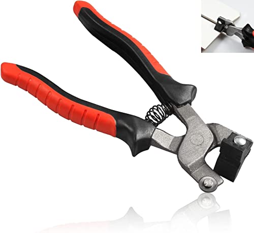 TANCUDER Pince à Mosaïque Pince Coupe Verre Pince Coupe Carreaux Pince Coupante Mosaïque Pince Coupe Carrelage Outils pour Mosaïque avec Barre de Coupe pour Verre Carreaux Céramique, 205mm