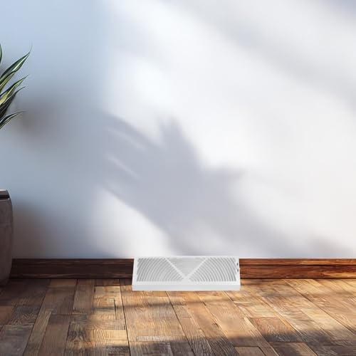 Grille de ventilation de sol réglable pour éliminer les courants d'air froids
