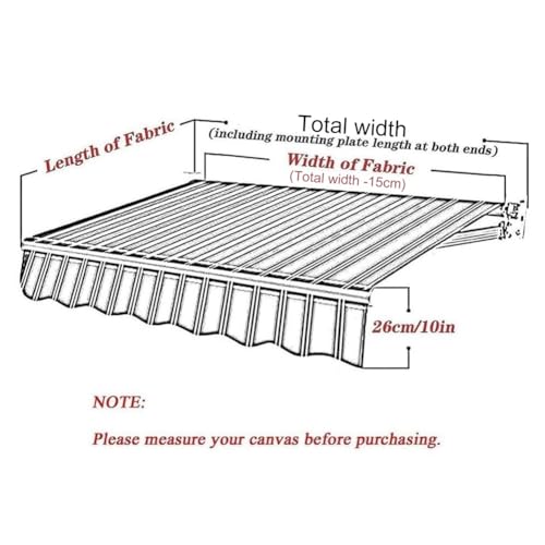 Toldo de repuesto para tienda de jardín que soluciona el desgaste solar 4
