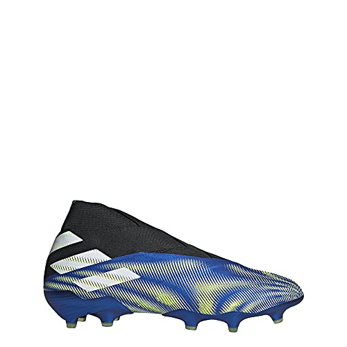 adidas Nemeziz + FG Cleat - Men's Soccer Team Royal Blue/White/Solar Yellow