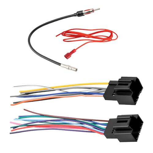 Radio Wiring Harness Kit Antenna Adapter & Ignition