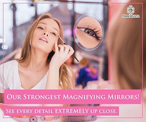 20X & 15X Vergrootspiegel Spiegel Make Up Mirror Combo Set met 3 Stick On Zuignappen voor make-up en pincet Wenkbrauwen… - Image 7