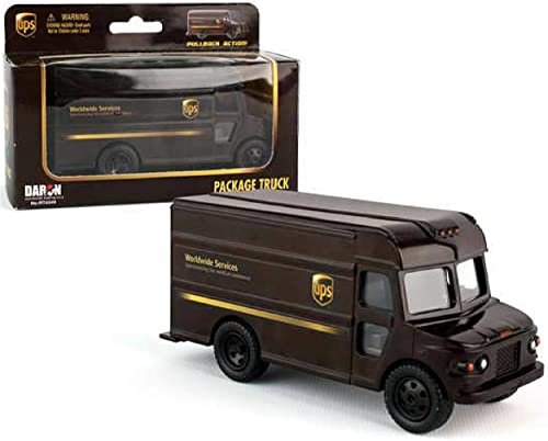 Matty's Toy Stop Daron Ups (United Parcel Service) Package Truck & Plane Deluxe Gift Set Bundle With Exclusive Storage Bag - 2 Pack #TOP1