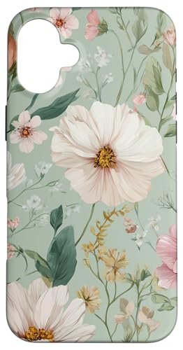 ���B���e�[�W�ԕ��\�t�g�{�^�j�J���t�����[�f�U�C���B �X�}�z�P�[�X iPhone 16 Plus �p