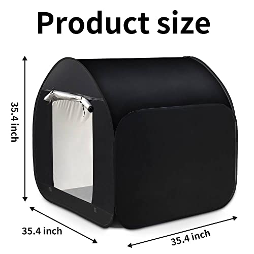 Naviocean Sensory Tent Calm Down Corner Supplies for Autistic Children, Black Out Calming Play Tent Pop Up Tent Sensory Room Indoor Tent for SEN, Autism, ASD, ADHD with Travel Bag - Thumbnail 6