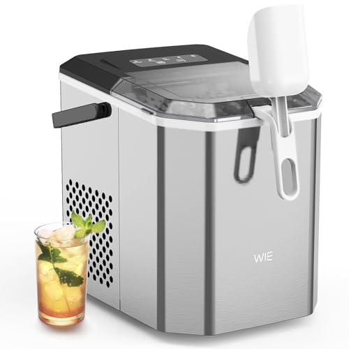 WIE Eiswürfelmaschine 12KG Eiswürfelbereiter Ice Maker, 9 Würfel in 6 Minuten fertig WIE Eiswürfelmaschine 12KG Eiswürfelbereiter Ice Maker, 9 Würfel in 6 Minuten fertig