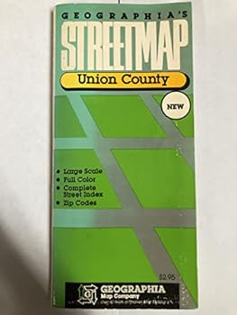 Hardcover New Jersey, Union County, street map Book