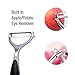 Potato Vegetable Peeler for Kitchen - Premium Stainless Steel Y Shape Swivel Peelers for veggie, Carrot, Fruit, with Ergonomic Non-Slip Handle & Sharp Blade, Good Grip & Durable