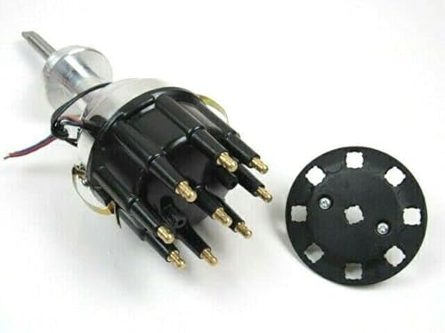 Compatible with Chrysler 440 Pro Billet Race Aluminum Distributor Black Cap BPD-3166BK