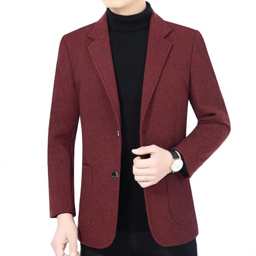Blazer en laine décontracté homme veste mi-saison du bureau au dîner - 5