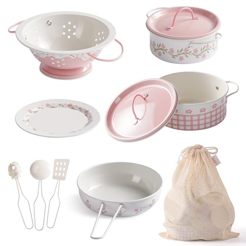 ROBUD Play Pots and Pans Sets for Kids Kitchen, Play