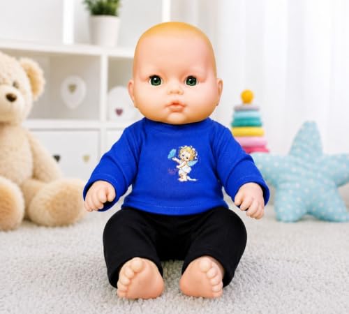 Image of BKDT Marketing Cute Little Boy Doll for Kids Moveable Legs & Arms with Removable Clothes Set 28 cm - Birthday /Return Gift