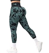 OMKAGI Women Seamless Booty Workout Leggings Contour High Waisted Gym Yoga Pants
