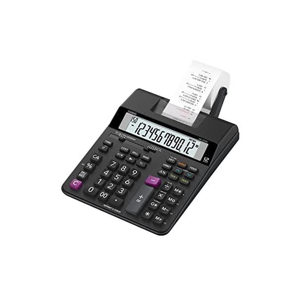 Casio HR-200RC, Mini-Desktop Printing Calculator (New version of The HR-150TM)