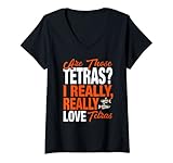 Este adorable diseño de tetra para alguien que ama las tetras dice: "¿Son esas tetras? Really, really love tetras"