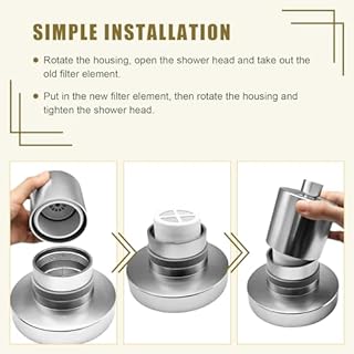 Replacement Cartridge Shower Filter for jolie shower head filter (3 pcs)