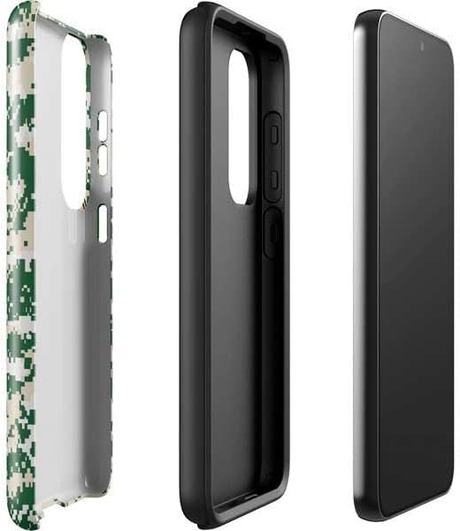 Skinit Pro Phone Case Compatible with Galaxy S23 Plus - Officially Licensed NBA Milwaukee Bucks Camo Digi Design