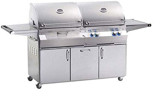 dual fuel bbq with rotisserie