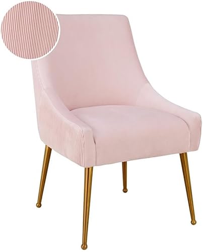 Miniatura 7 de TOV Furniture Beatrix - Silla auxiliar plisada de terciopelo rubor