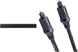 Samsung Barra de Sonido HW-C400/ZF – Subwoofer Integrado, Surround Sound Expansion & Amazon Basics – Cable óptico de Audio…
