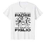 bambino tale padre tale figlio motorista motocross mx maglietta