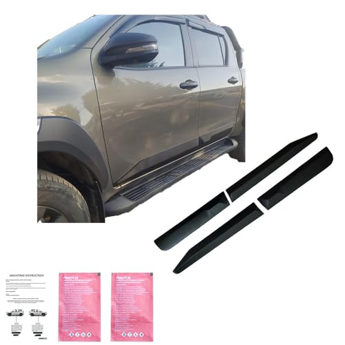 Revestimiento de carrocería ONEWAY para Toyota Hilux 8ª gen (2015-) Versión 2, Negro Mate 6