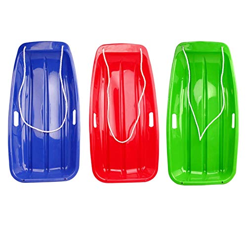 Snow Sled Grass Sand Skiing Board Outdoor Kids Adults Skate Board Slled Scooter Invierno Esquí Scooter Equitación Scooter Sledge Luge (verde) Cover