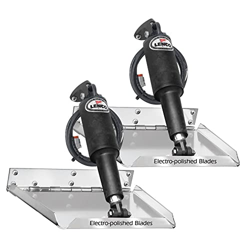 Image of Lenco 15037-101 Trim Tab Kit, 12 inch x 12 inch, 12V