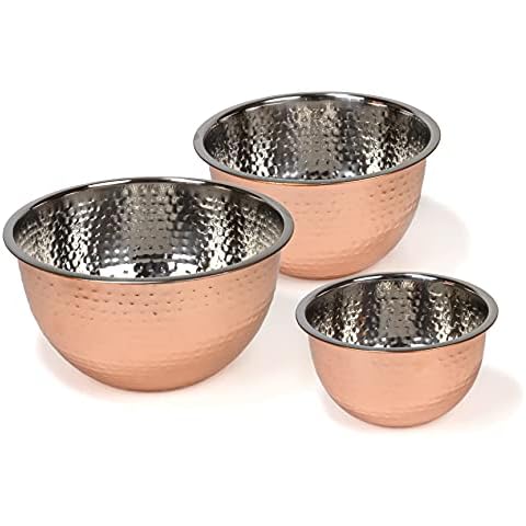 Red Co. Stainless Steel Nesting Bowls Cover