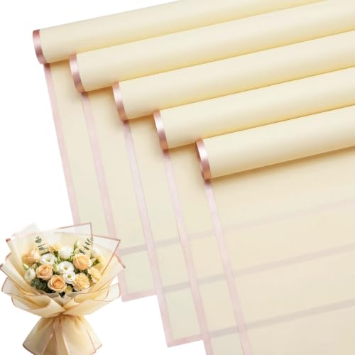 Bupduq 30 Sheets Flower Wrapping Paper, Bouquet Wrap for Floral Arrangement