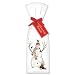 Snowman Argyle Scarf Towel Set