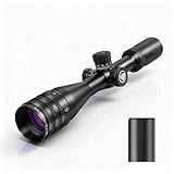 6-24x50 Rifle Scope SFP, RGB Illuminated Reticle, AO Adjustable Objective Parallax, Locking Turrets with 20mm & 11mm Mounts and Spirit Level for Long Range Hunting (6-24x50)