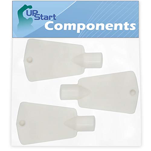 3-Pack 297147700 Freezer Door Key Replacement for Frigidaire FFU20FC4AW0 Freezer - Compatible with 297147700 Lock Key - UpStart Components Brand